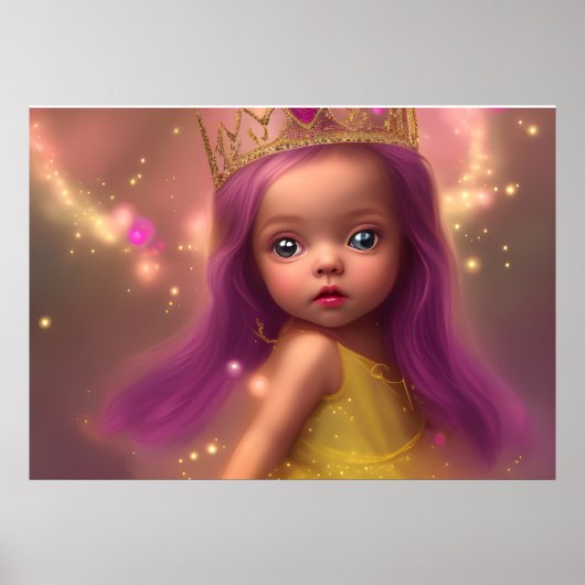 Niedliche Schmetterlingsflügel für Kleinkinder lil Poster (Vorne)