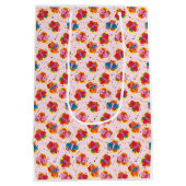 Niedliche Schmetterlingsgeschenktasche im Stil der Mittlere Geschenktüte (Rückseite)