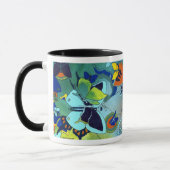 Niedliche Schmetterlingsmosaikfarbe Tasse (Links)