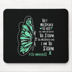 Niedliche Schmetterlingspoptik Depression Preventi Mousepad
