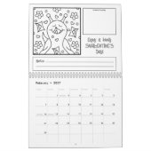 Niedliche Schnecke 2026 Mittelfarben Kalender (Feb 2027)
