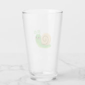 Niedliche Schnecke(6) Glas (Rückseite)