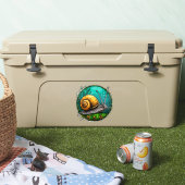 Niedliche Schnecke Aufkleber (Kühler)