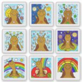 Niedliche Schnecke Frühjahr 2025 Tiny Art Serie Aufkleber (Vorderseite)