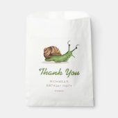 Niedliche Schnecke Geburtstag Geschenktütchen (Vorderseite)