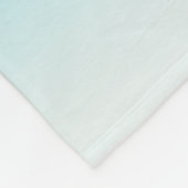 Niedliche Schnecke in Schlafkappe Fleecedecke (Ecke)