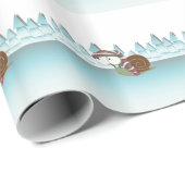 Niedliche Schnecke in Schlafkappe Geschenkpapier (Rolleneckpunkt)