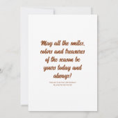 Niedliche Schnecke mit Regenbogen und Bleifall | B Karte (Rückseite)