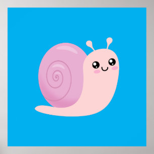 Niedliche Schnecke Poster
