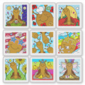 Niedliche Schnecke Sommer 2025 Tiny Art Serie Aufkleber (Vorderseite)