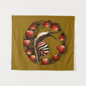 Niedliche Schnecke Strawberry Fruchtsäfte Wandteppich (Vorderseite (Horizontal))