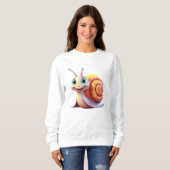 Niedliche Schnecke Sweatshirt (Vorne ganz)