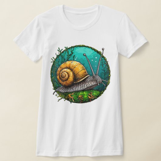 Niedliche Schnecke T-Shirt (Ablage )