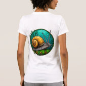 Niedliche Schnecke T-Shirt (Rückseite)