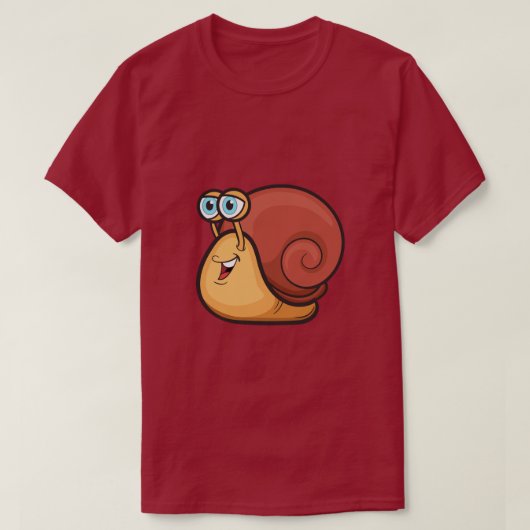 Niedliche Schnecke T-Shirt (Design vorne)