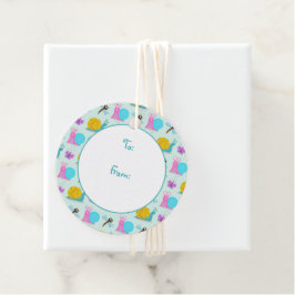 Niedliche Schnecken, Schmetterlinge und Libellen Geschenkanhänger