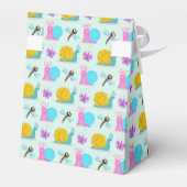 Niedliche Schnecken, Schmetterlinge und Libellen Geschenkschachtel (Rückseite)