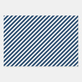 Niedliche Schneeblöcke und Streifen glücklich Hanu Geschenkpapier Set (Vorderseite 3)