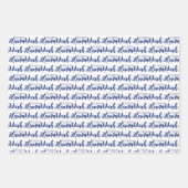 Niedliche Schneeblöcke und Streifen glücklich Hanu Geschenkpapier Set (Vorderseite)