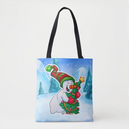 niedliche Schneedecke Tasche (Vorderseite)