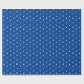 Niedliche Schneeflocken Geschenkpapier (Flach)