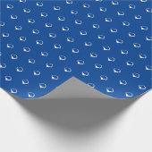 Niedliche Schneeflocken Geschenkpapier (Ecke)