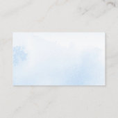 Niedliche Schneeflocken Kinderduschbücher für Baby Begleitkarte (Rückseite)