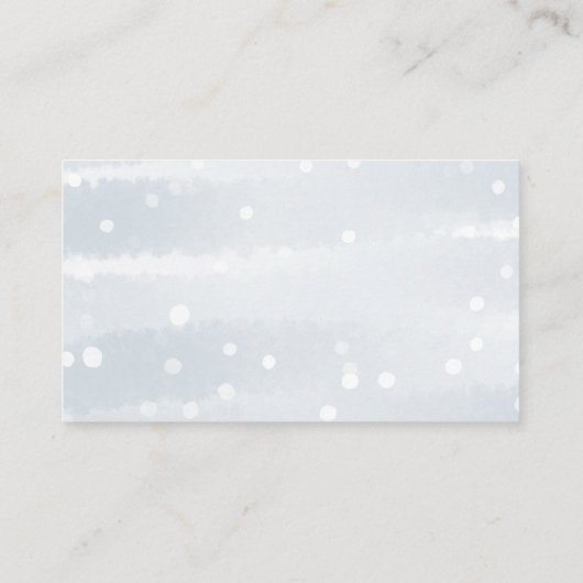 Niedliche Schneeflocken Kinderduschbücher für Kind Begleitkarte (Rückseite)