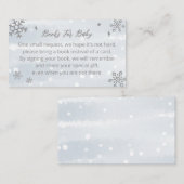 Niedliche Schneeflocken Kinderduschbücher für Kind Begleitkarte (Vorne/Hinten)