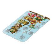 Niedliche Schneeflocken Magnet (Linke Seite)