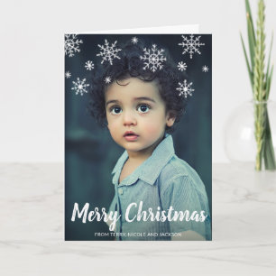 Niedliche Schneeflocken Moderne Weihnachten