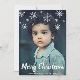 Niedliche Schneeflocken Moderne Weihnachten