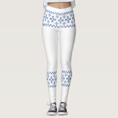 Niedliche Schneeflocken Muster Thunder_Cove Leggings (Vorderseite)