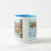 Niedliche Schneeflocken Tasse (Zentrum)