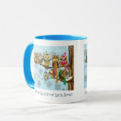 Niedliche Schneeflocken Tasse (Vorderseite Links)