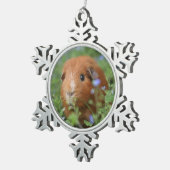 Niedliche Schneeflocken Zinn-Ornament (Rechts)