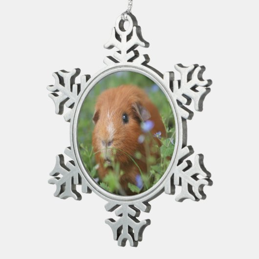 Niedliche Schneeflocken Zinn-Ornament (Rechts)