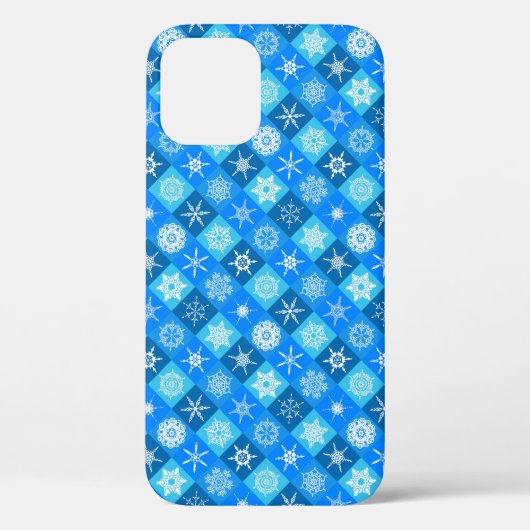 Niedliche Schneeflockenmuster Case-Mate iPhone Hülle (Rückseite)