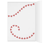 Niedliche Schneemann-Valentinenkarte "Du wirklich  (Innen (Links))