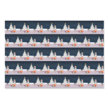 Niedliche Schneemänner Frohe Weihnachtsbaumschnee