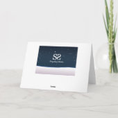 Niedliche Schneemänner wünschen frohe Weihnachten (Rückseite)