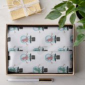Niedliche Schneemännerkunst Seidenpapier (Geschenk)