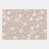 Niedliche Schneepinguine zu Weihnachten Geschenkpapier Set (Vorderseite 3)