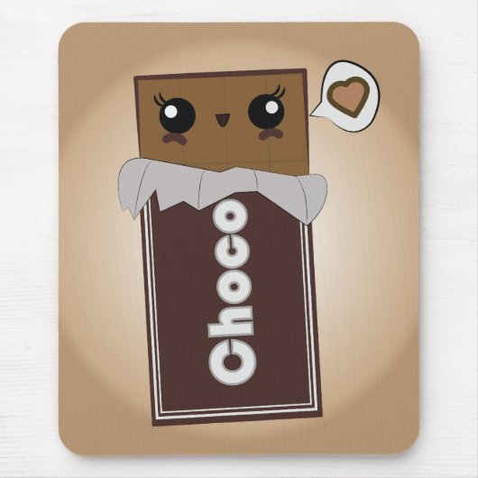 Niedliche Schokolade-Bar Mousepad (Vorne)