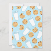 Niedliche Schokolade Chip Cookie Kinder 1. Geburts Einladung (Rückseite)