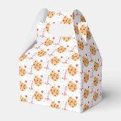 Niedliche Schokolade Chip Cookie und Milchglas Geschenkschachtel (Rückseite)