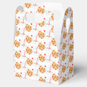 Niedliche Schokolade Chip Cookie und Milchglas Geschenkschachtel (Geöffnet)