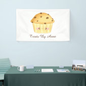 Niedliche Schokolade Chip Muffin Banner (Messeveranstaltung)