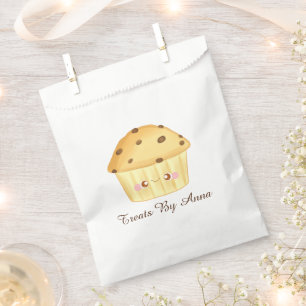 Niedliche Schokolade Chip Muffin Geschenktütchen
