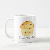 Niedliche Schokolade Chip Muffin Kaffeetasse (Links)